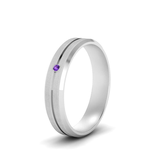 Mens Single Stone Engagement Ring