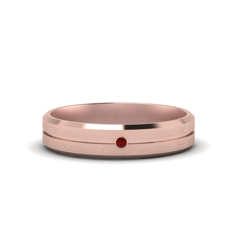 Mens Single Stone Engagement Ring