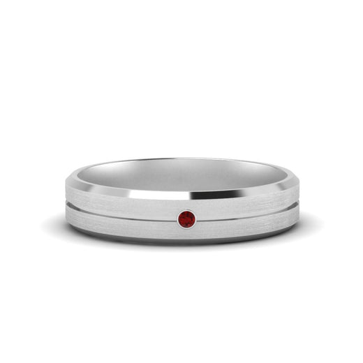 Mens Single Stone Engagement Ring