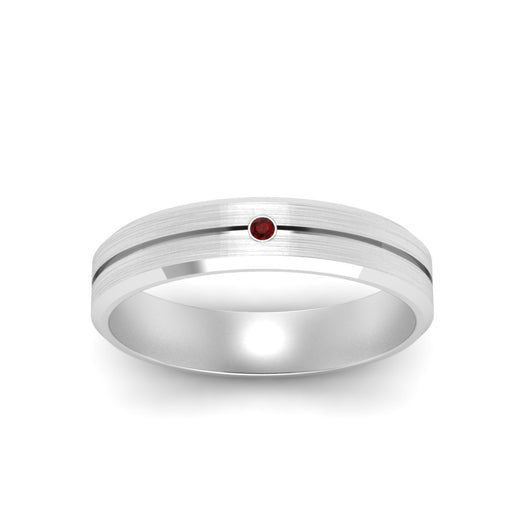 Mens Single Stone Engagement Ring