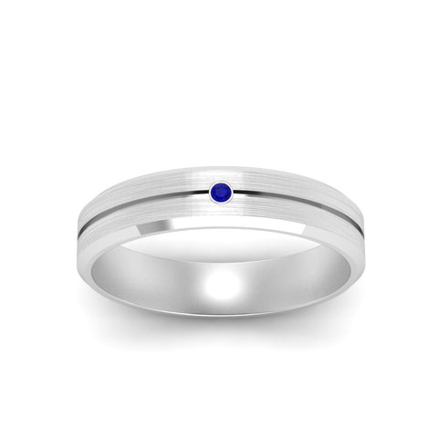 Mens Single Stone Engagement Ring