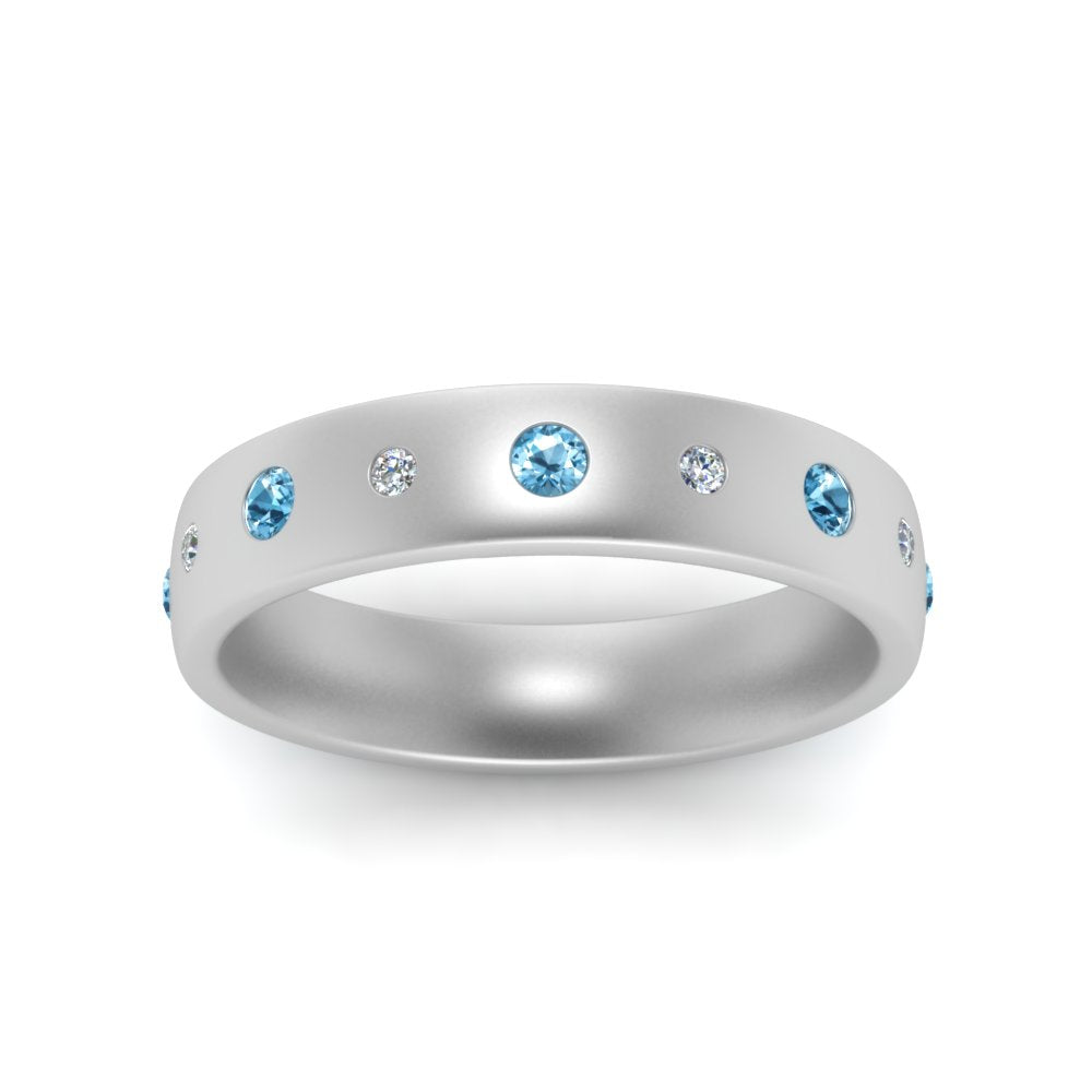 Mens Station Diamond Band