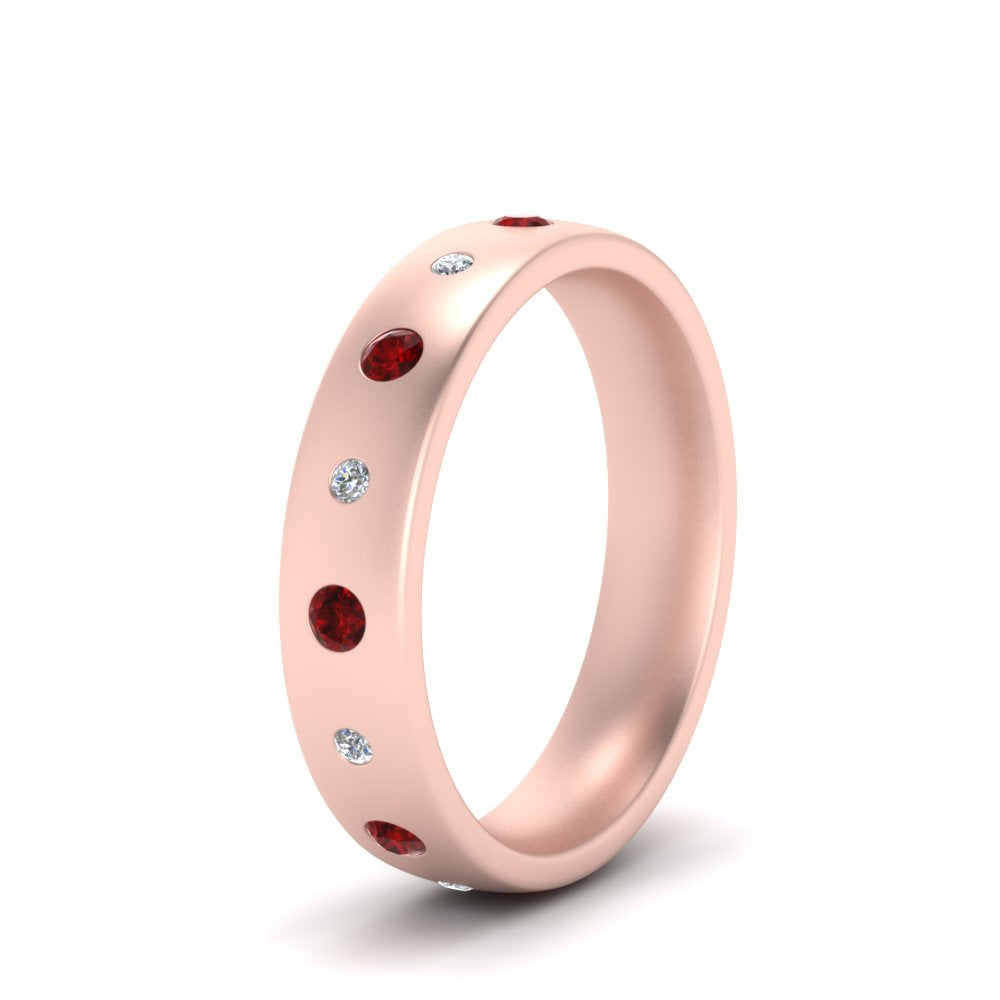 Mens Station Diamond Band