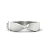 Load image into Gallery viewer, mens-twist-wedding-ring-gold-band-in-platinum-fdm8572-nl-wg-hw