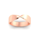 Load image into Gallery viewer, mens-twisted-wedding-band-in-rose-gold-fdm8572angle5-nl-rg