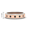 Load image into Gallery viewer, mens-two-tone-bezel-black-diamond-wedding-band-in-rose-gold-fdm11141gblack-nl-rg-hw