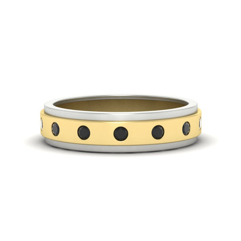 mens-two-tone-bezel-black-diamond-wedding-band-in-yellow-gold-FDM11141GBLACK-NL-YG