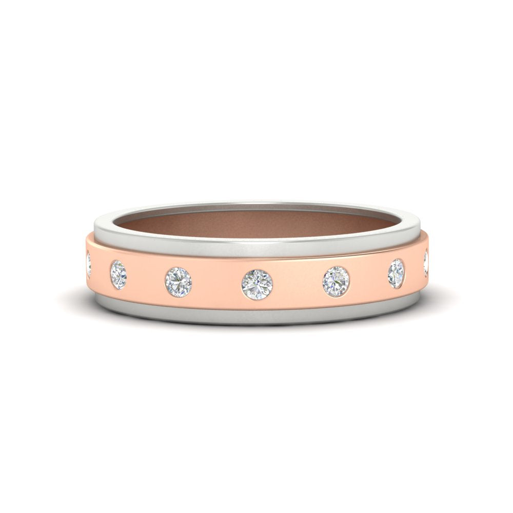 mens-two-tone-bezel-diamond-wedding-band-in-rose-gold-FDM11141-NL-RG