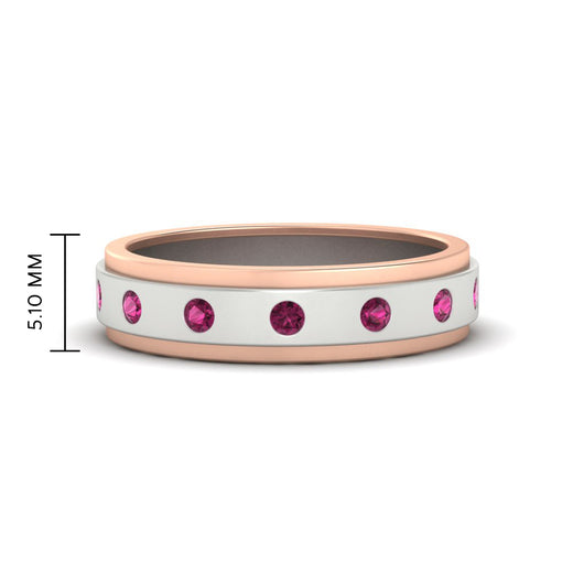 mens-two-tone-bezel-pink-sapphire-wedding-band-in-white-gold-FDM11141GSADRPI-NL-WG-HW