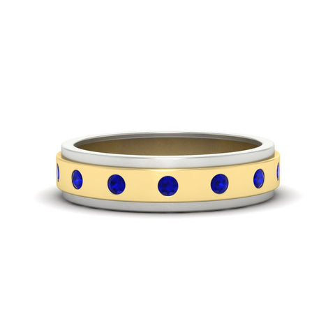mens-two-tone-bezel-sapphire-wedding-band-in-yellow-gold-FDM11141GSABL-NL-YG