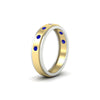 Load image into Gallery viewer, mens-two-tone-bezel-sapphire-wedding-band-in-yellow-gold-FDM11141GSABLANGLE2-NL-YG