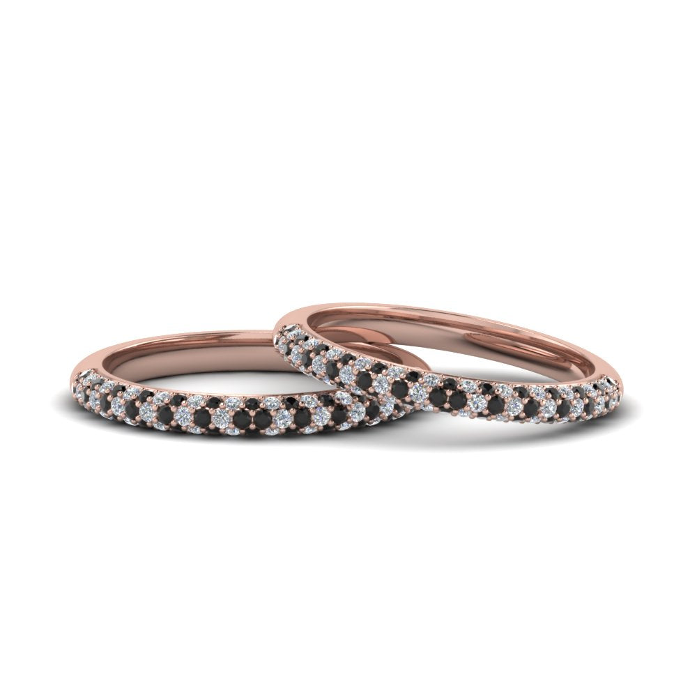 micropave-band-for-lesbian-couple-with-black-diamond-in-14K-rose-gold-FDLG68373BGBLACK-NL-RG