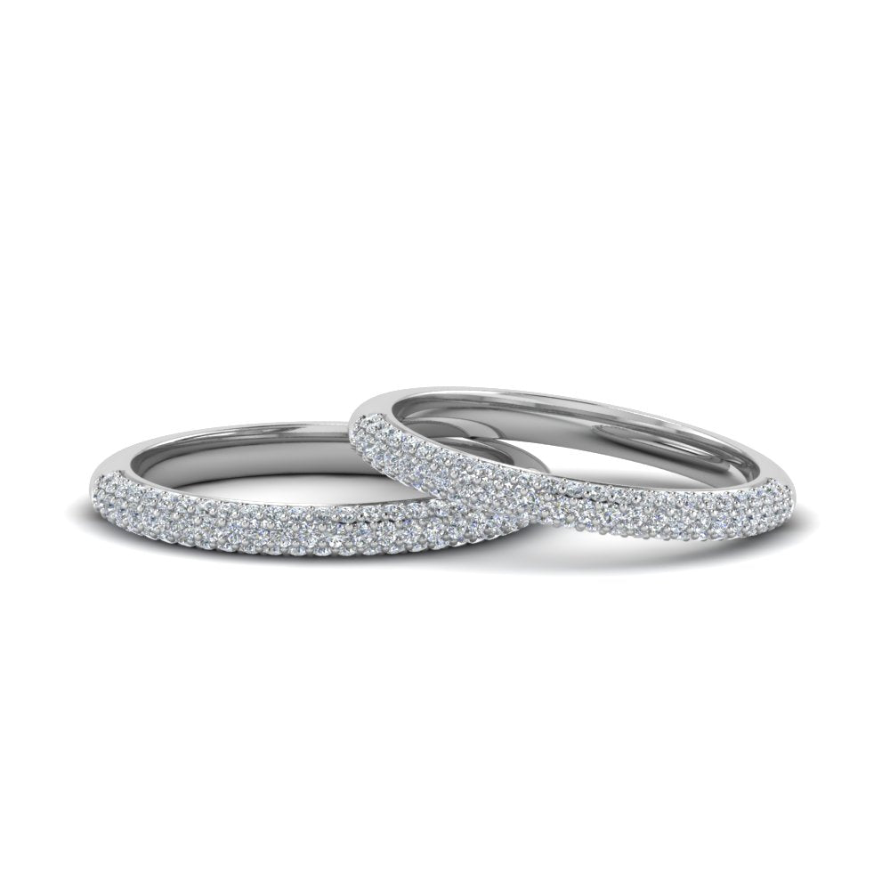 micropave-diamond-band-for-lesbian-couple-in-14K-white-gold-FDLG68373B-NL-WG
