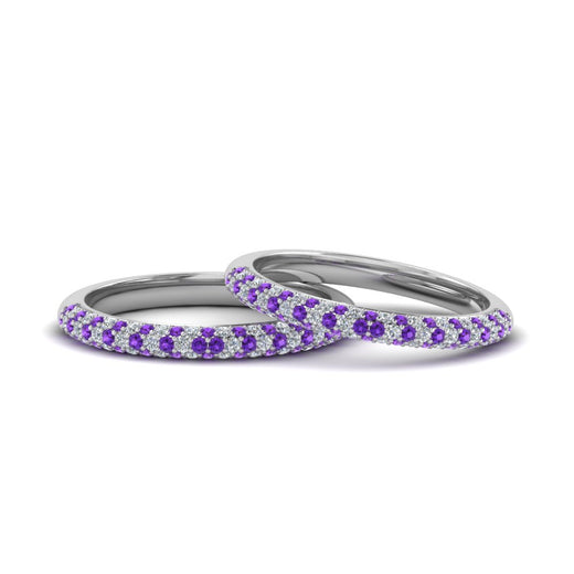 micropave-diamond-band-for-lesbian-couple-with-violac-topaz-in-14K-white-gold-FDLG68373BGVITO-NL-WG