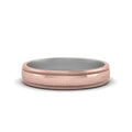 Thumbnail 1 - Milgrain 2 Tone Wedding Band