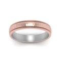 Thumbnail 2 - Milgrain 2 Tone Wedding Band