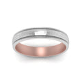 Thumbnail 6 - Milgrain 2 Tone Wedding Band