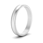 Load image into Gallery viewer, Milgrain Matte Finish Mens Band
