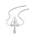 Thumbnail 5 - milgrain-antique-cross-diamond-pendant-in-white-gold-FDPD10878-NL-WG