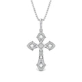 Thumbnail 8 - milgrain-antique-cross-diamond-pendant-in-white-gold-FDPD10878ANGLE1-NL-WG