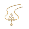 Thumbnail 9 - milgrain-antique-cross-diamond-pendant-in-yellow-gold-FDPD10878-NL-YG