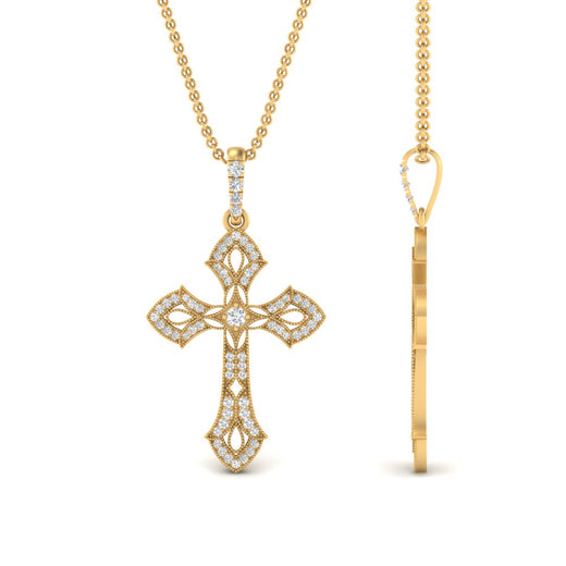 milgrain-antique-cross-diamond-pendant-in-yellow-gold-FDPD10878ANGLE2-NL-YG