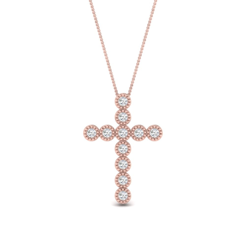 milgrain-bezel-diamond-cross-pendant-rose-gold-FDPD10799ANGLE1-NL-RG