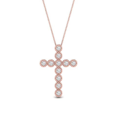 milgrain-bezel-diamond-cross-pendant-rose-gold-FDPD10799ANGLE1-NL-RG