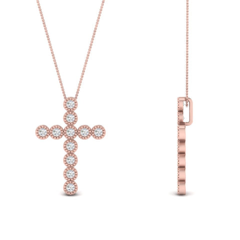 milgrain-bezel-diamond-cross-pendant-rose-gold-FDPD10799ANGLE2-NL-RG