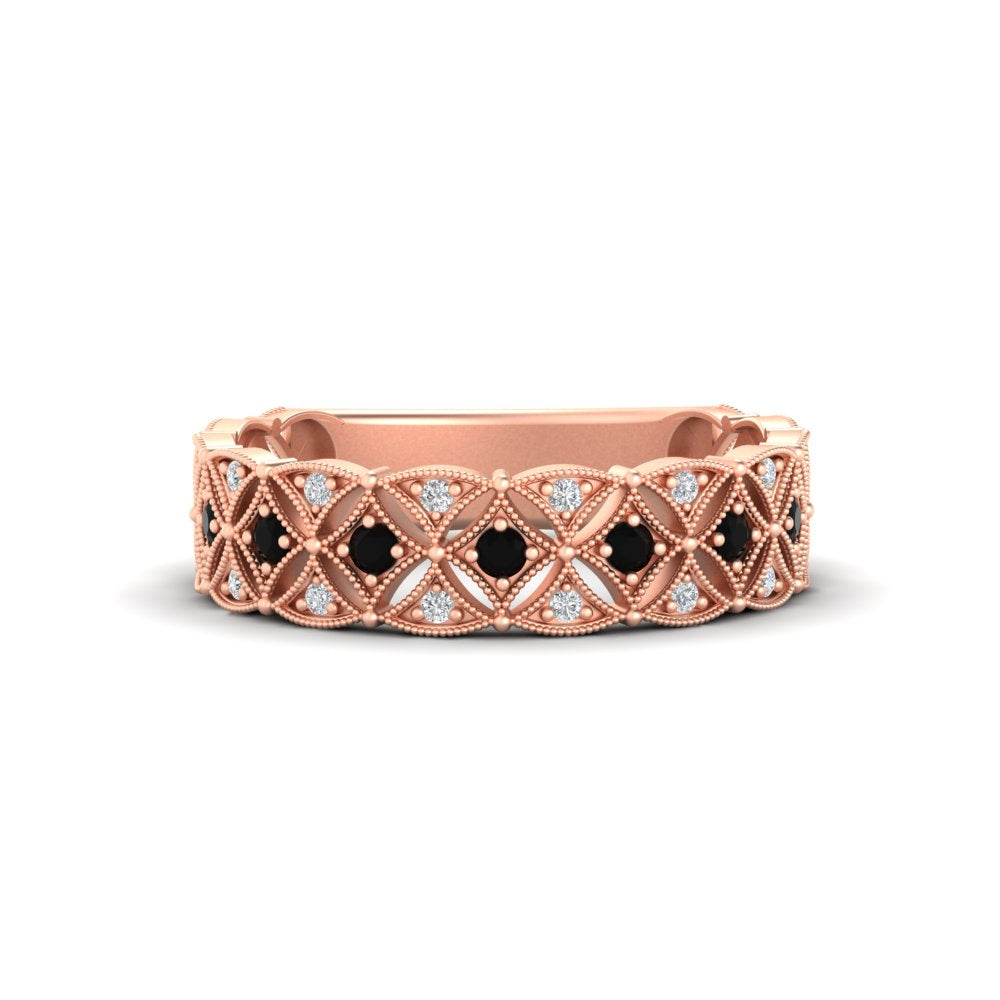 milgrain-black-diamond-woven-round-diamond-wedding-band-in-rose-gold-FD11273BGBLACK-NL-RG