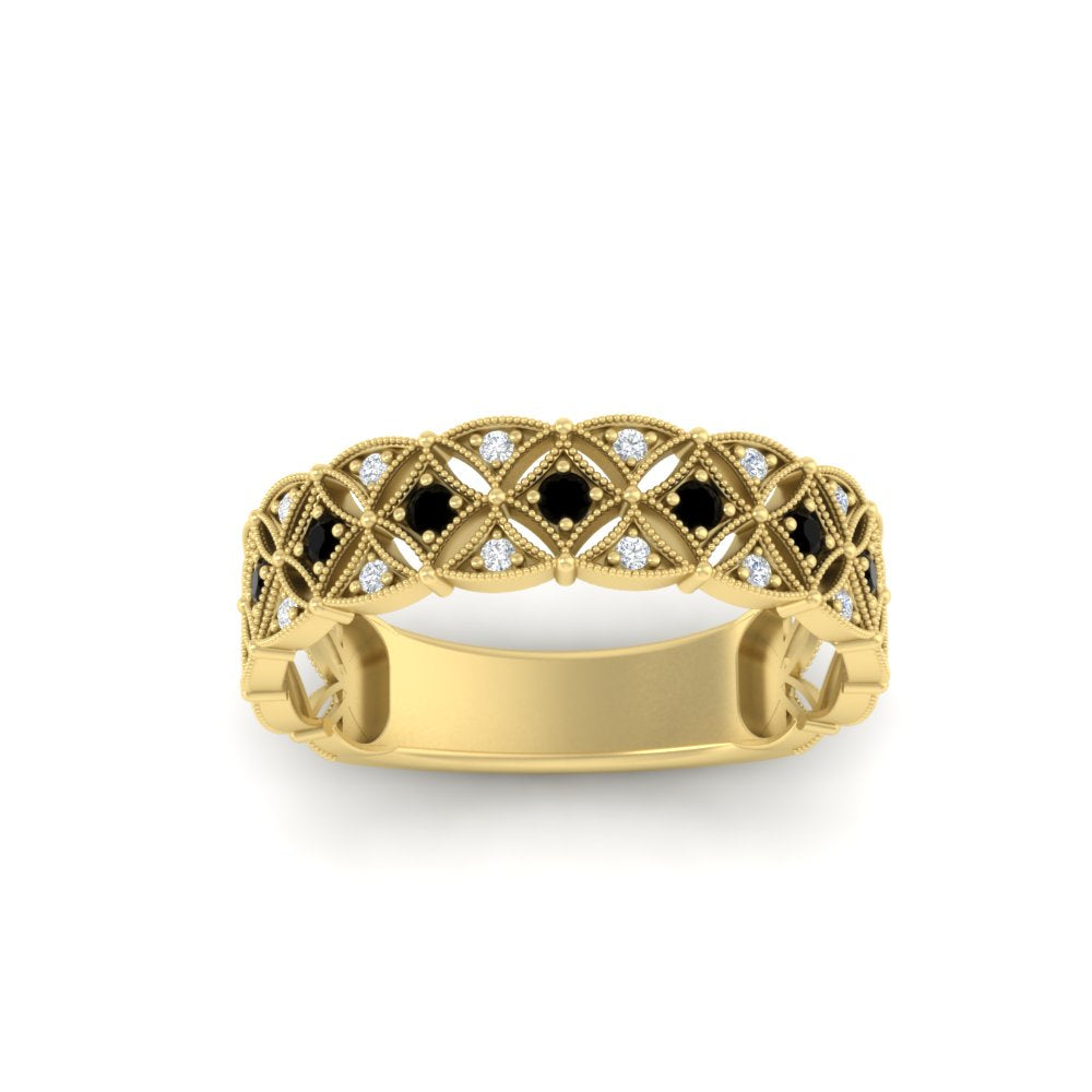 milgrain-black-diamond-woven-round-diamond-wedding-band-in-yellow-gold-FD11273BGBLACKANGLE5-NL-YG