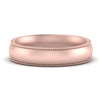 Load image into Gallery viewer, milgrain-comfort-fit-mens-wedding-band-11-mm-in-rose-gold-fdm10530b-11.00mm-nl-rg