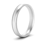 Load image into Gallery viewer, 4 mm Milgrain Comfort Fit Mens Wedding Band
