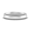 Load image into Gallery viewer, 4 mm Milgrain Comfort Fit Mens Wedding Band