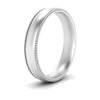Load image into Gallery viewer, 4 mm Milgrain Comfort Fit Mens Wedding Band