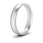 Load image into Gallery viewer, 4 mm Milgrain Comfort Fit Mens Wedding Band

