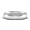 Load image into Gallery viewer, 4 mm Milgrain Comfort Fit Mens Wedding Band