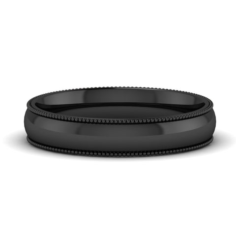 Comfort Fit Wedding Band Milgrain Edge
