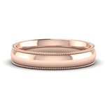 Load image into Gallery viewer, 4 mm Comfort Fit Wedding Band Milgrain Edge
