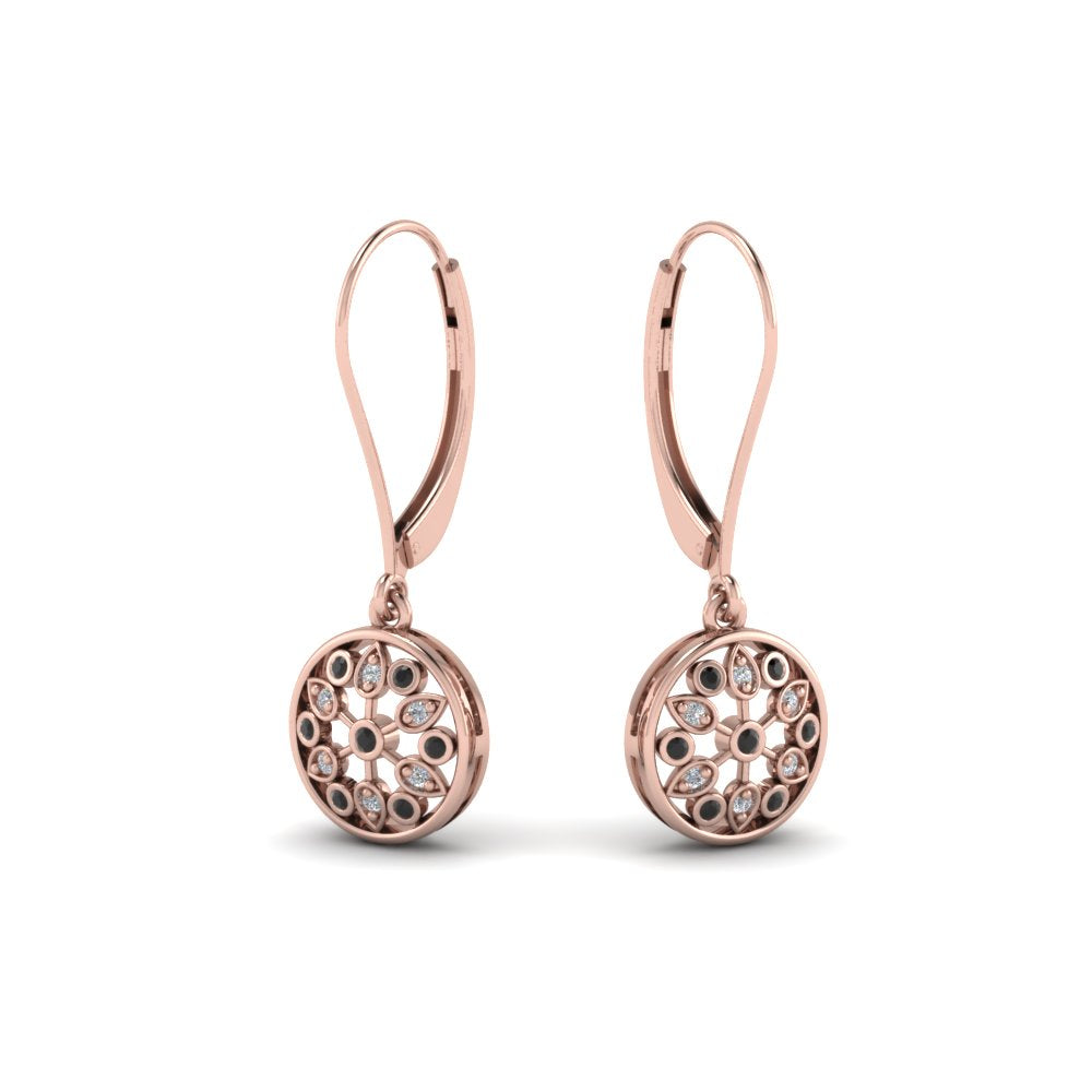 milgrain-flower-round-dangle-earring-with-black-diamond-in-rose-gold-FD-EAR67993GBLACK-NL-RG.jpg