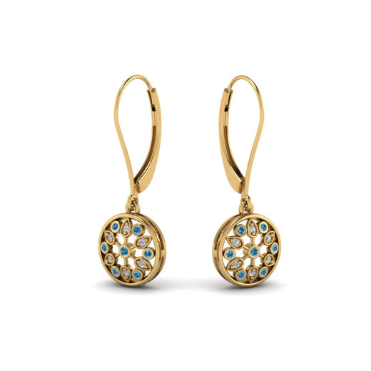 milgrain-flower-round-diamond-dangle-earring-with-blue-topaz-in-yellow-gold-FD-EAR67993GICBLTO-NL-YG.jpg