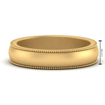 Load image into Gallery viewer, Milgrain Matte Finish Mens Band
