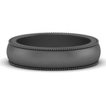 Load image into Gallery viewer, Milgrain Matte Finish Mens Band
