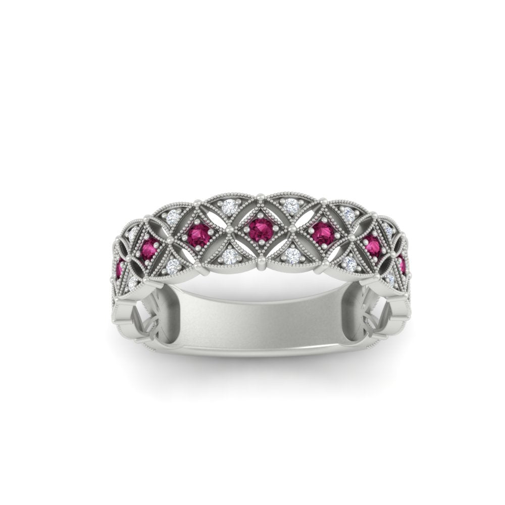 milgrain-pink-sapphire-woven-round-diamond-wedding-band-in-white-gold-FD11273BGSADRPIANGLE5-NL-WG