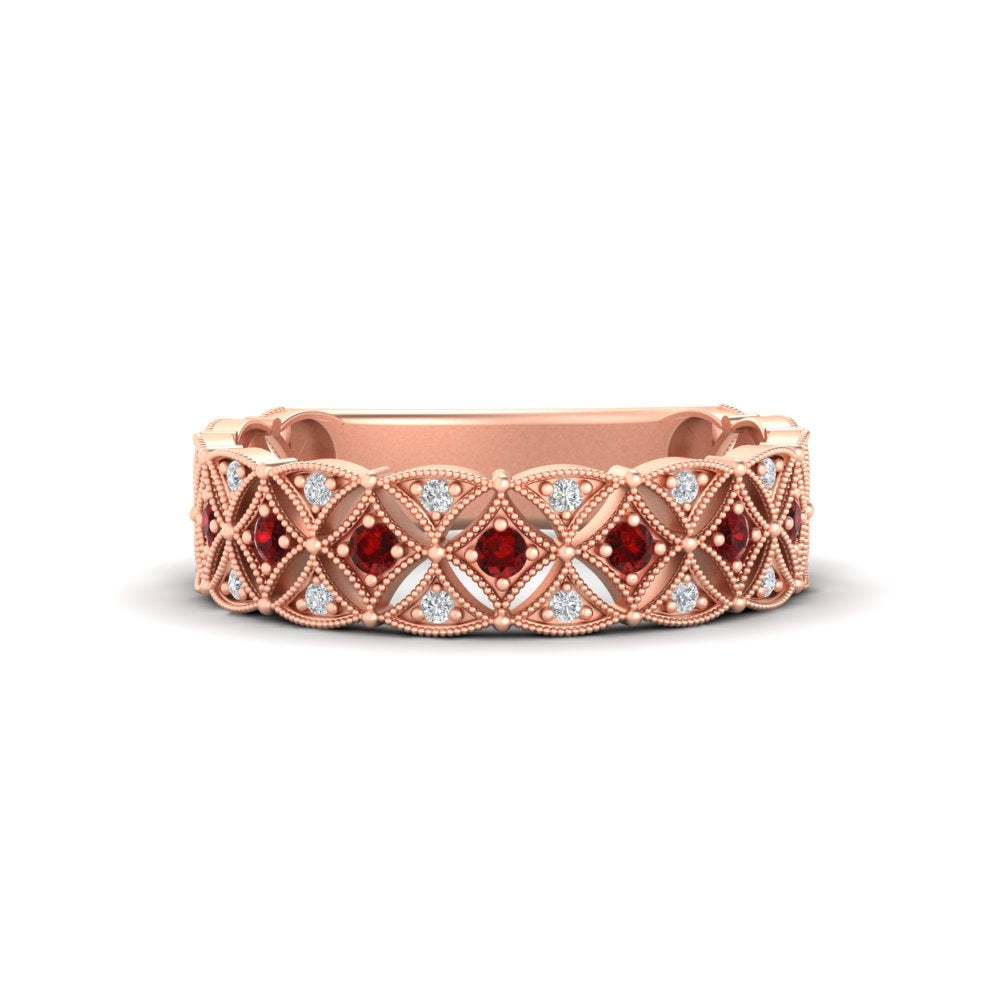 milgrain-ruby-woven-round-diamond-wedding-band-in-rose-gold-FD11273BGRUDR-NL-RG