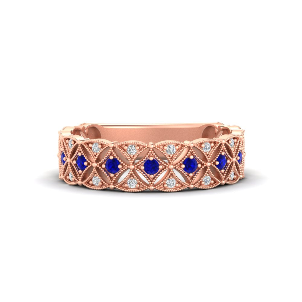 milgrain-sapphire-woven-round-diamond-wedding-band-in-rose-gold-FD11273BGSABL-NL-RG