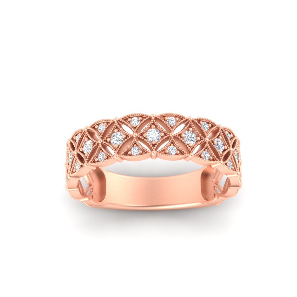 milgrain-woven-round-diamond-wedding-band-in-rose-gold-FD11273BANGLE5-NL-RG