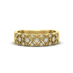 Load image into Gallery viewer, milgrain-woven-round-diamond-wedding-band-in-yellow-gold-FD11273B-NL-YG
