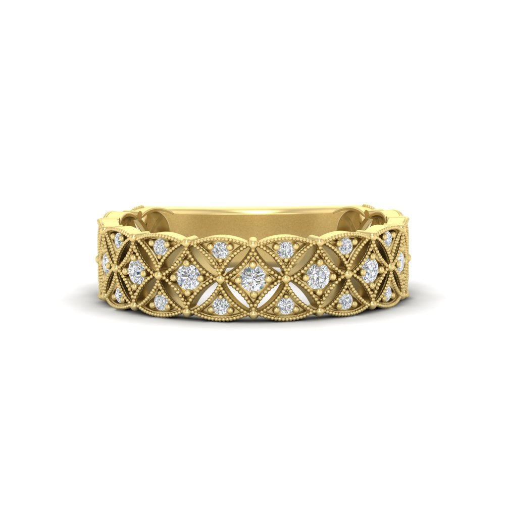milgrain-woven-round-diamond-wedding-band-in-yellow-gold-FD11273B-NL-YG