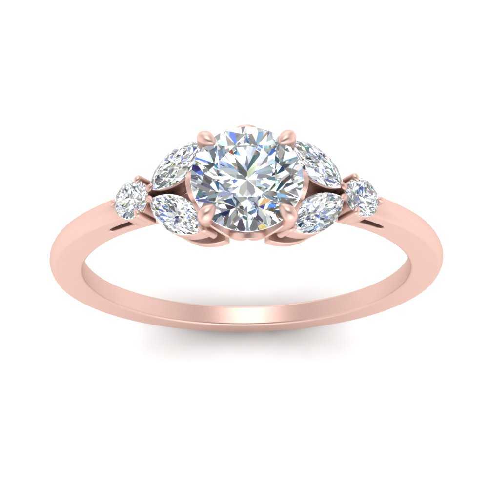 mined-round-cut-diamond-vintage-engagement-ring-in-rose-gold-FDENR635RORANGLE5-NL-RG